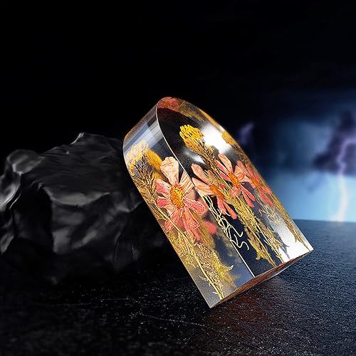 Miniatura 6 de Cayway Moldes de silicona grandes para fundición de resina, molde de resina arqueada, moldes epoxi 3D para preservación de flores, perfecto para