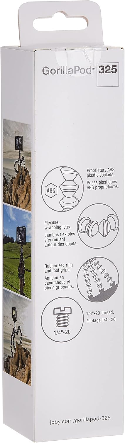 JOBY GorillaPod 325: A Compact, Flexible Tripod for Compact Cameras and Devices up to 325 Grams