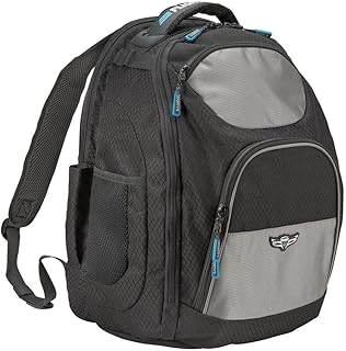 Flight Gear Tailwind Black and Gray Backpack for Pilots and Travelers