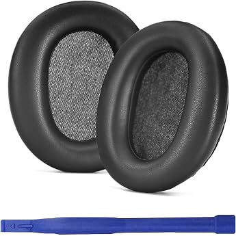 WH-CH720N Replacement Ear Pads Compatible with Sony WH-CH720N Headphones Soft Protein Leather PL/Black