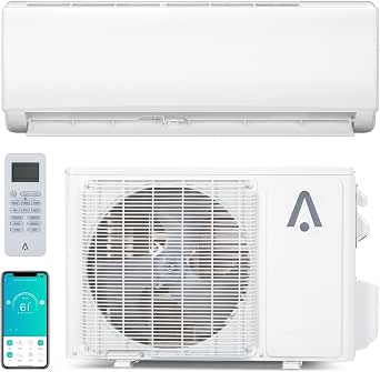 24,000 BTU Mini Split Air Conditioner & Heat Pump, 21 SEER2, Ductless Inverter System, WiFi Smart Control, Cooling & Heating for Rooms Up to 1,500 Sq. Ft