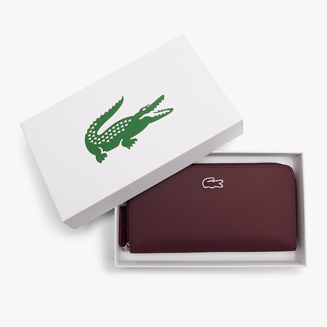 Lacoste Women's L.12.12 Concept Billfold, Expresso, One Size, Espresso, L.12.12 Concept Billfold