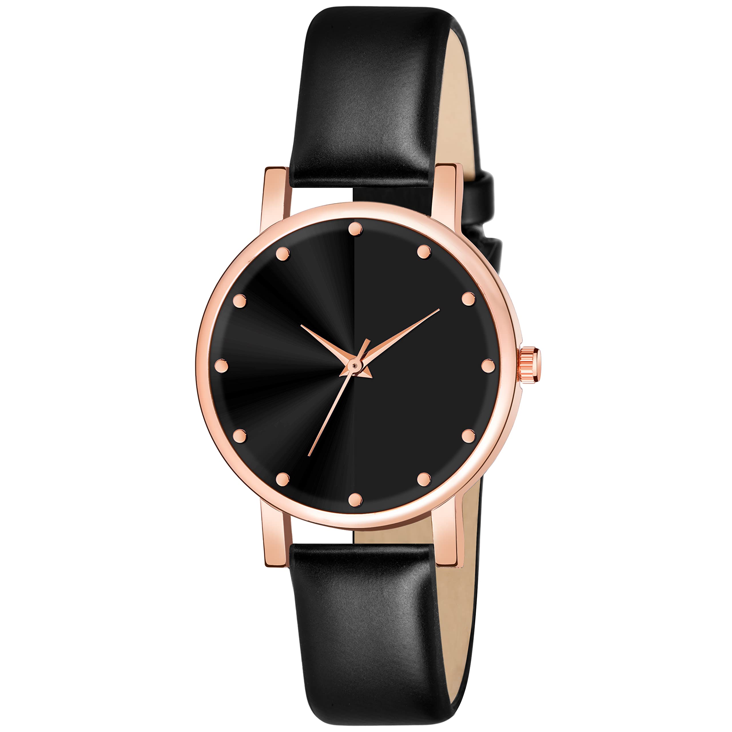 CERO Analogue Lathers Strap Girls and Woman Watch (Black Dial & Black Colored Strap) (B0B9S8PFF9) Amazon Price History, Amazon Price Tracker