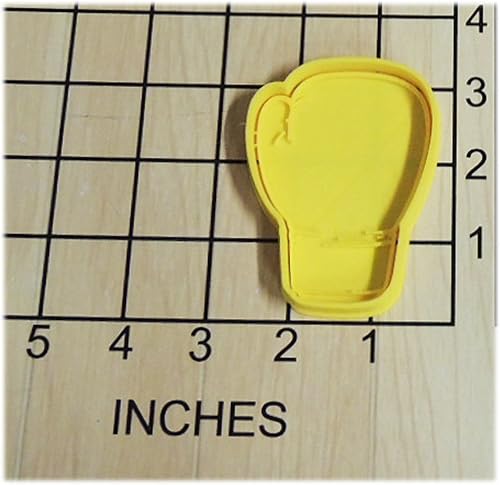 Miniatura 2 de Boxing Glove Fondant Cookie Cutter and Stamp #1295