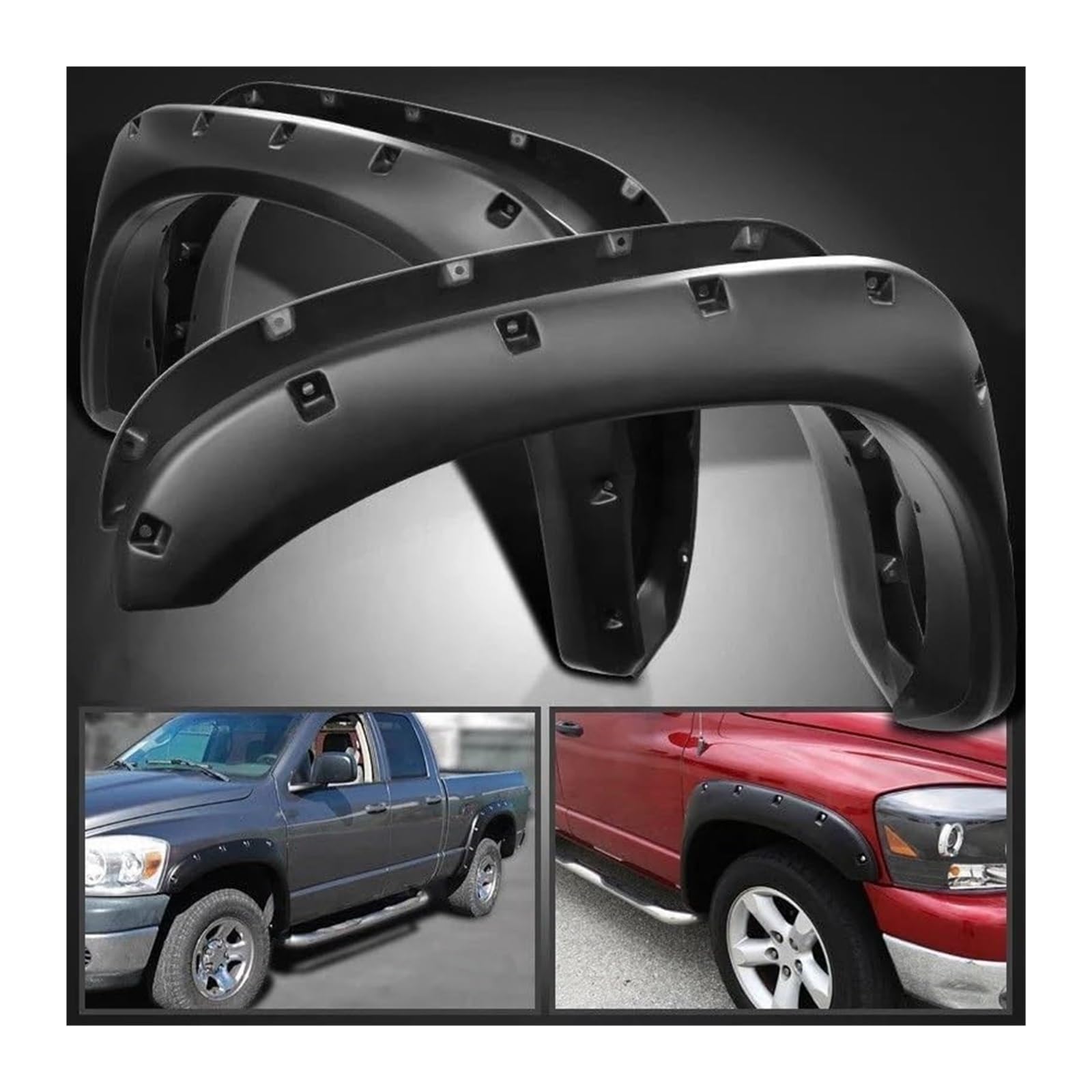 Lèvre De Sourcils De Roue Pour Silverado 2003 2004 2005 2006 Pour Flares Offroad Voiture Garde Boue 4x4 Extérieur