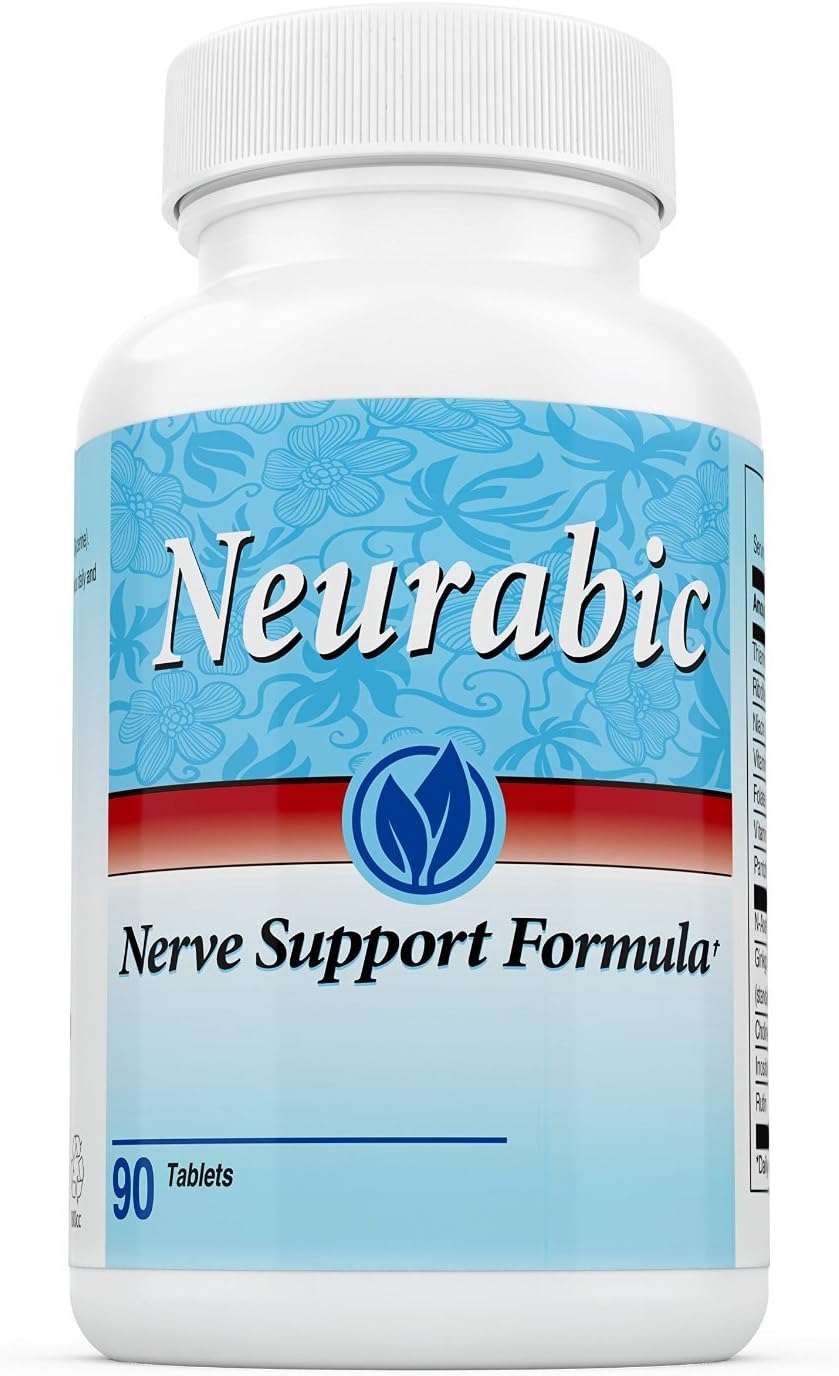Neuropathy Nerve Support Formula - Neuropathy Vitamins - Nutritional Support of Peripheral Neuropathy and Nerve Pain Relief, 90 Capsules.
