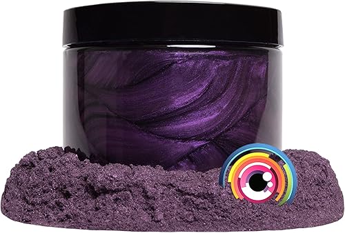 Miniatura 4 de Eye Candy Pigmento de mica en polvo premium "Murasaki Violet" (50 G), aditivo multiusos para manualidades  Epoxi, arte de resina, esmalte de uñas,