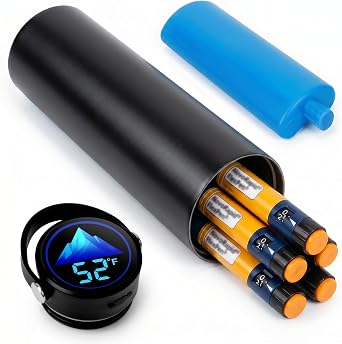 SUNMON Insulin Cooler Travel case, Medicine Travel Cooler for Diabetes