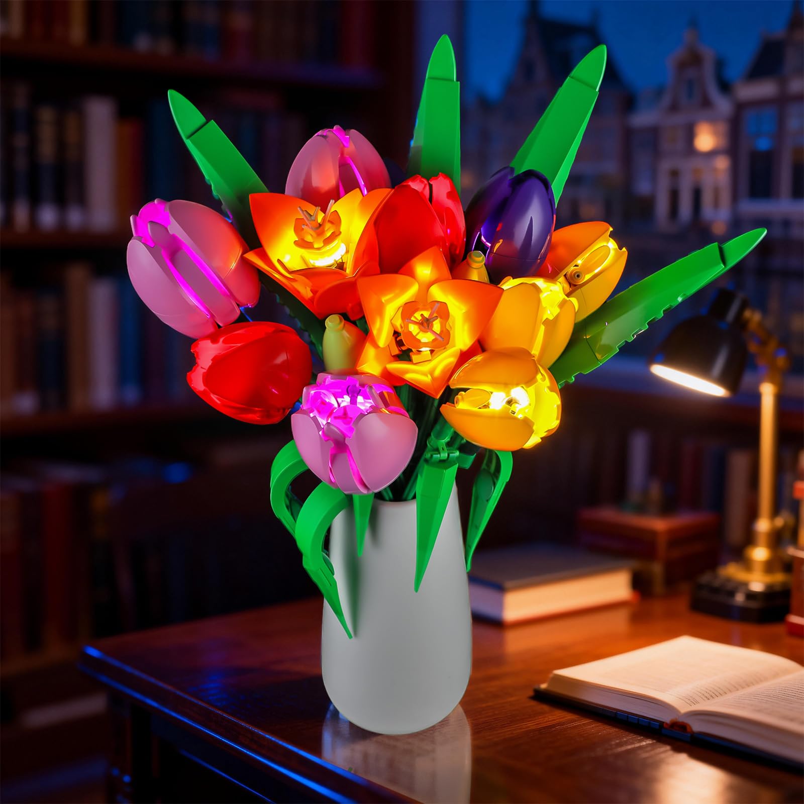 YEABRICKS LED Light for Lego-11501 Botanicals Tulip Bouquet Building Blocks Model (Building Set NOT Included)