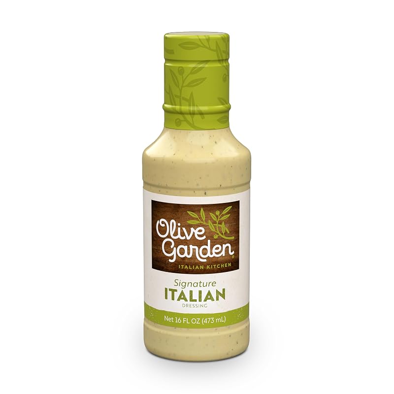 Olive Garden Signature Italian Dressing, 16 fl. oz., Made with Italian Spices, Oil and Vinegar, Perfect Chicken Marinade, Sandwich Spread or Salad Dressing