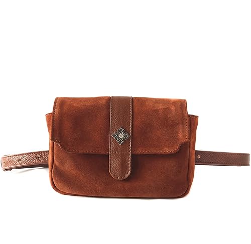 camel leather purse