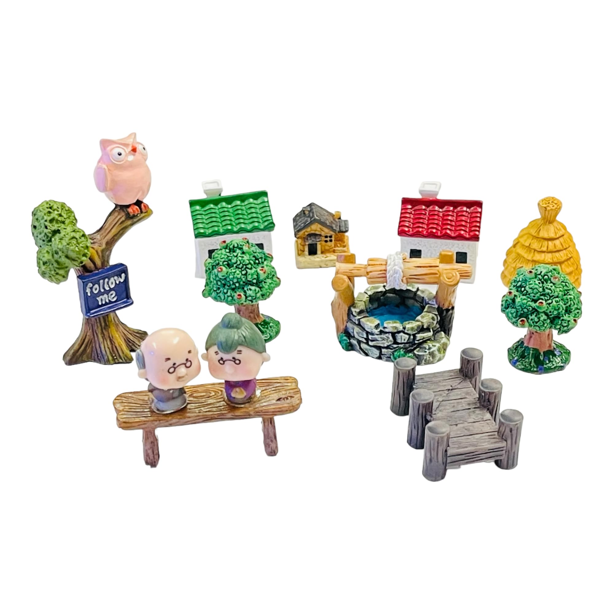 Krisah Pack of 12 pcs Resin Foam Miniature Doll House Garden Decorative X Small Multi Color Mix Items (B09W1FRSBK) Amazon Price History, Amazon Price Tracker