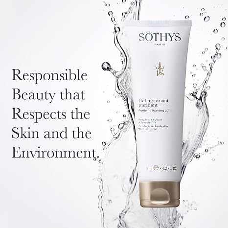 SOTHYS Purifying Foaming Gel | Gentle Face Cleanser for Oily or Combination Skin