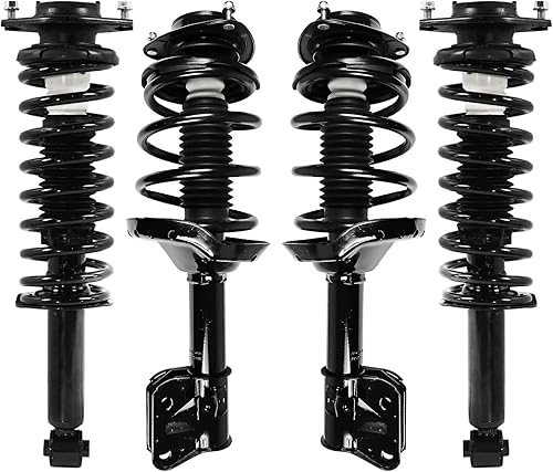 Miniatura 48 de Detroit Axle - 4 puntales para Scion tC 2005-2010 puntales traseros delanteros completos con muelle helicoidal 2006 2007 2008 2009 montaje de