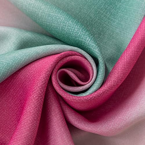 Miniatura 7 de Yancorp Cortinas para dormitorio de niñas, cortinas huecas para ventana de habitación de niños, cortina de 63 pulgadas de largo, oscurecimiento de