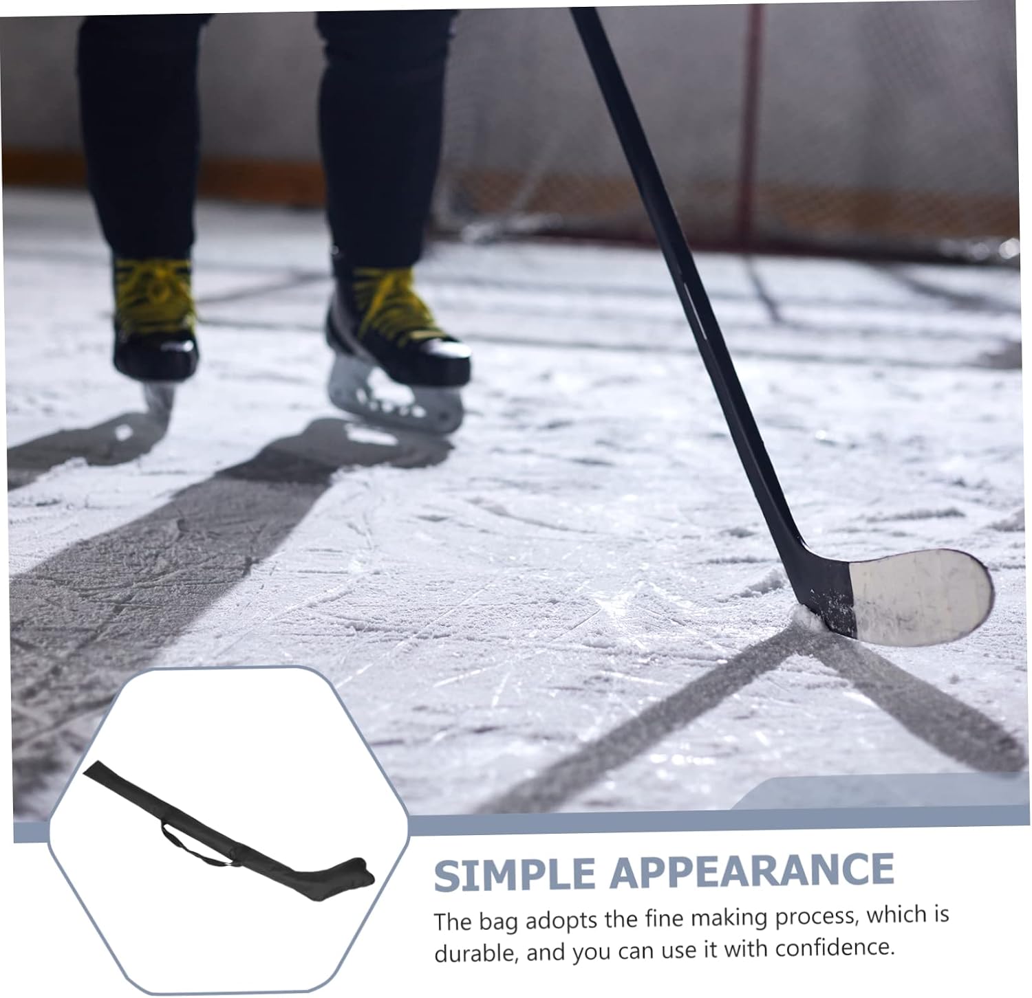 Hockey Stick Storage Bag Portable Pouch for Convenient Ice Hockey Equipment Easy to Clean and Design for Indoor and Outdoor Use