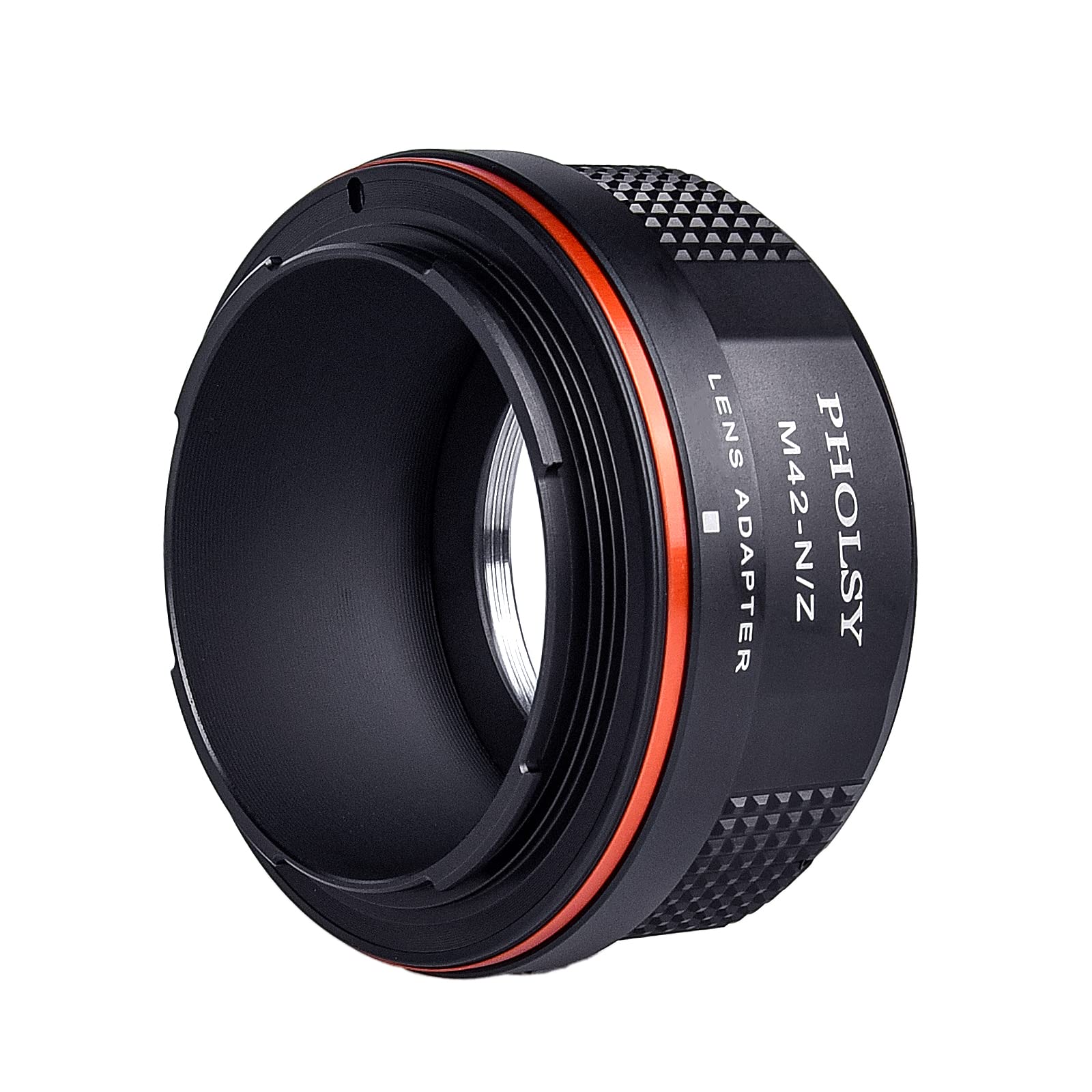 PHOLSY Manuelle Bague d'adaptation pour Objectifs: Compatible avec Les Objectifs M42 et Les Boîtiers Appareils Photo Nikon Z, M42 vers Z