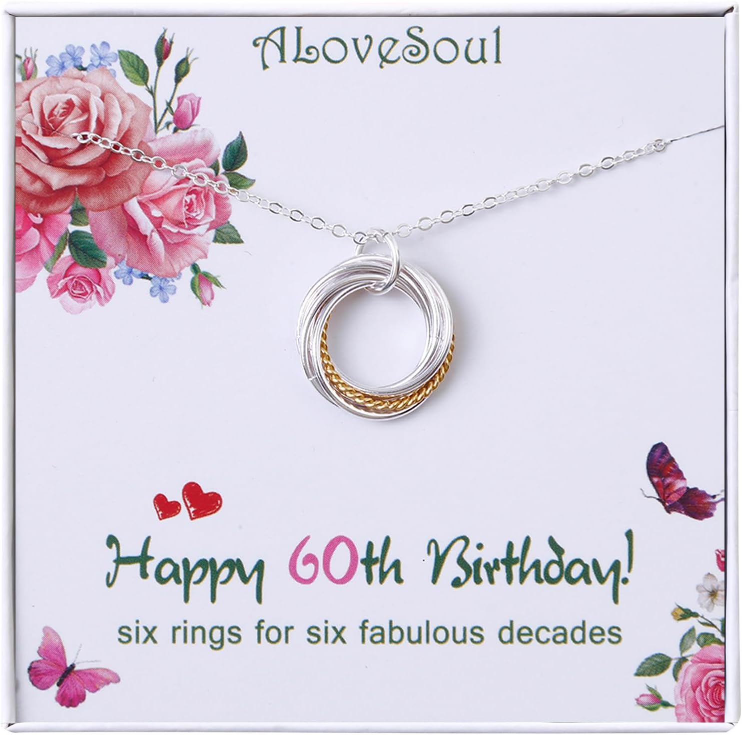 Sterling Silver 60th Birthday Necklace Elegant Barbados Ubuy
