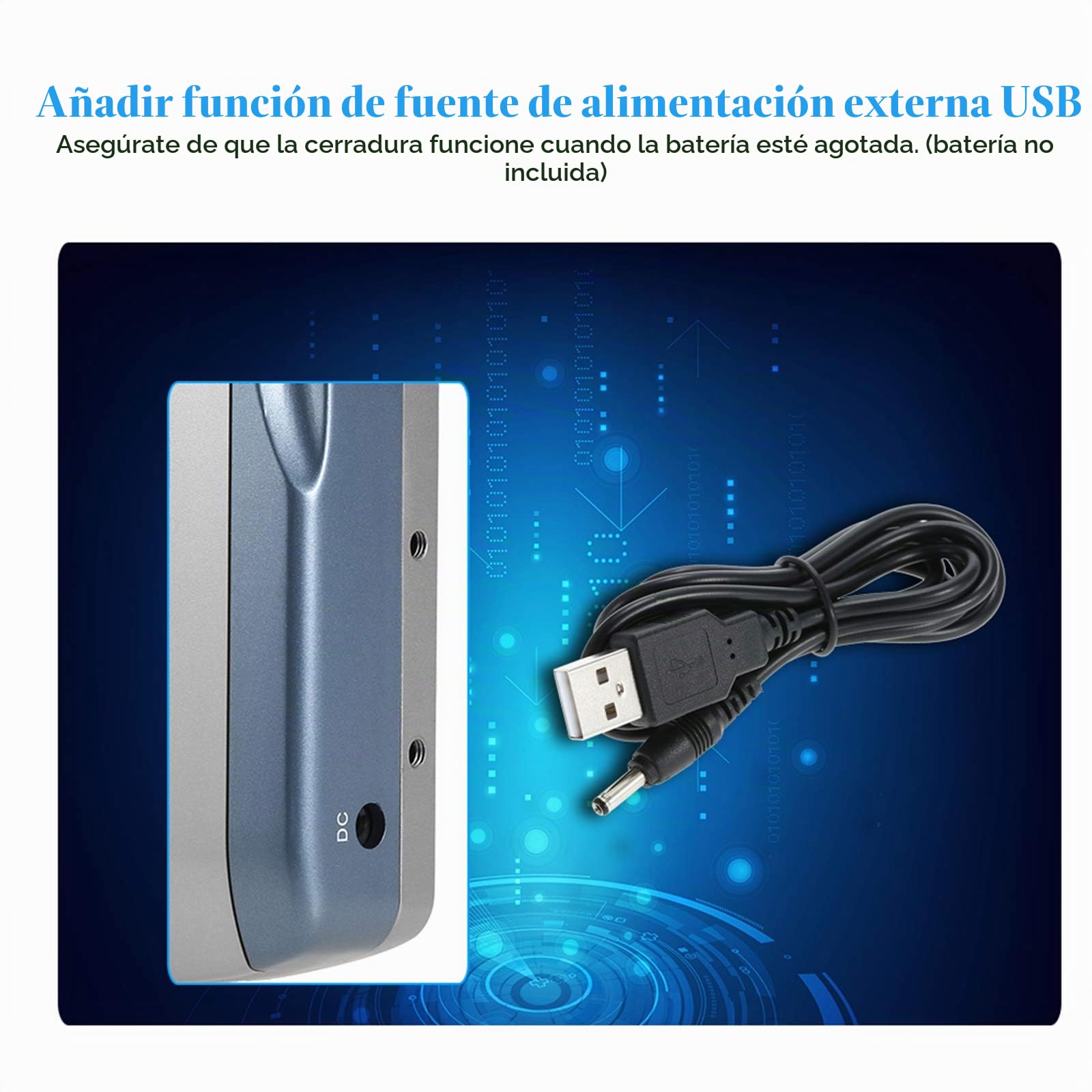 Control remoto inalámbrico Lock Security Invisible Keyless Intelligent Lock Aleación de zinc Metal con 4 llaves Smart Home Control de acceso Sistema de seguridad