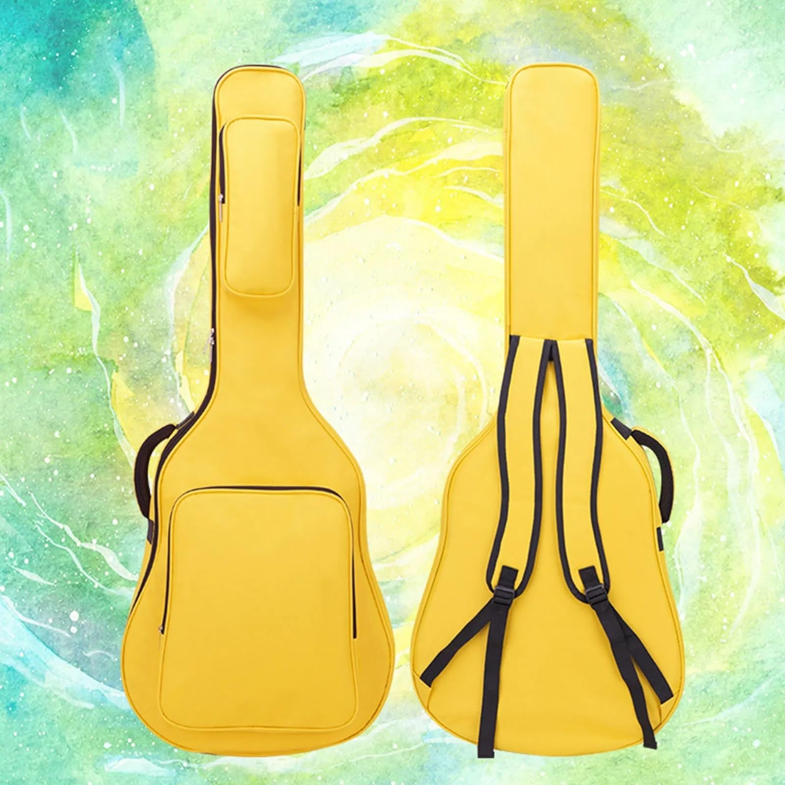 Estuche para Guitarra Estuche for bajo eléctrico, Funda portátil for bajo, Funda Acolchada Suave, Funda Profesional for bajo eléctrico, Funda for Guitarra acústica clásica(Blue)