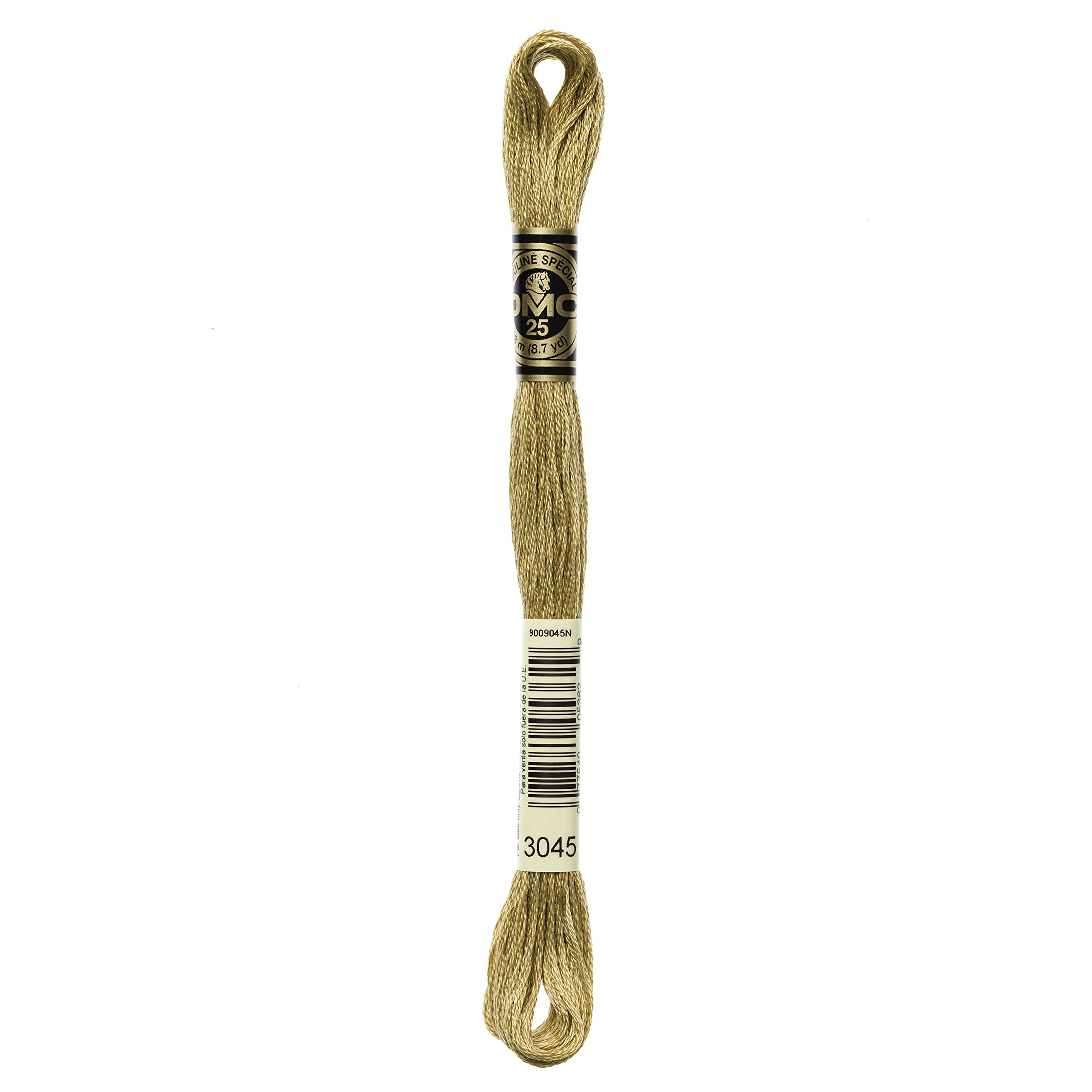 Dmc Gold 6-Strand Embroidery Cotton Floss, Dark Yellow Beige
