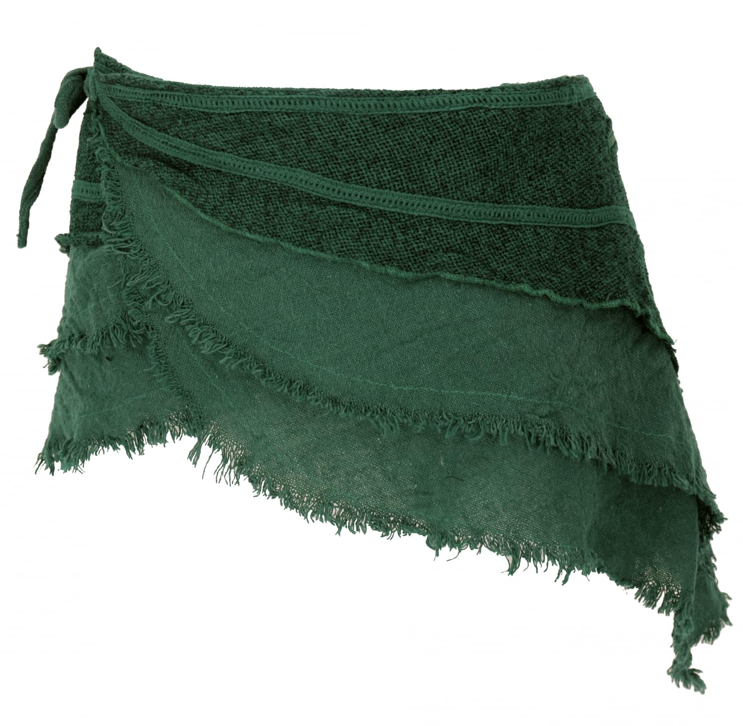 Guru-Shop, Goa Cacheur, Minigonna, Gonna a Portafoglio, Cotone, Gonne Corte
