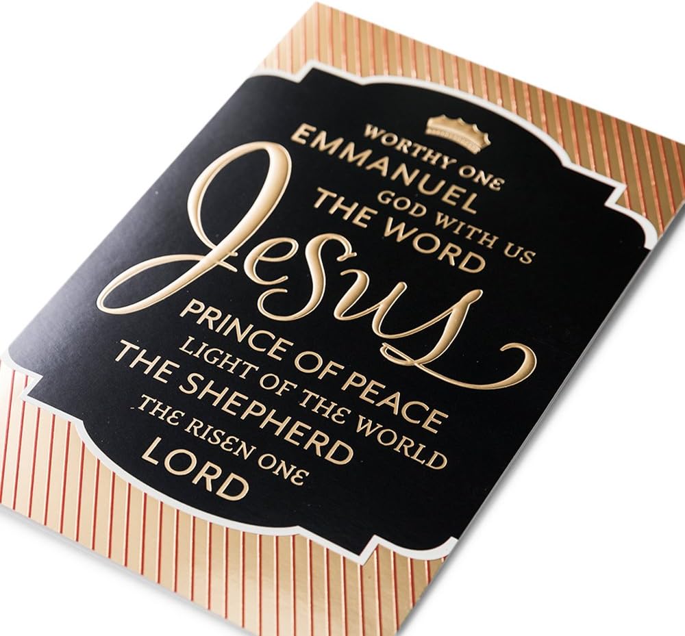 Dayspring Worthy One - 50 Christmas Boxed Cards, Multi, 5 7/16" x 7 13/16"