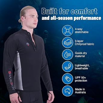 Sharkskin Chillproof Chest Zip mens