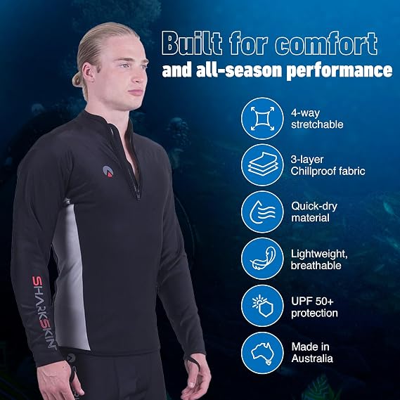 Sharkskin Chillproof Chest Zip mens