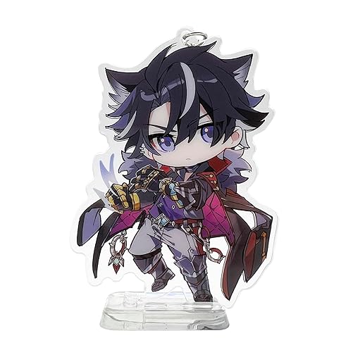 YJacuing Genshin Impact Cute Acrylic Keychain Figure - Wriothesley