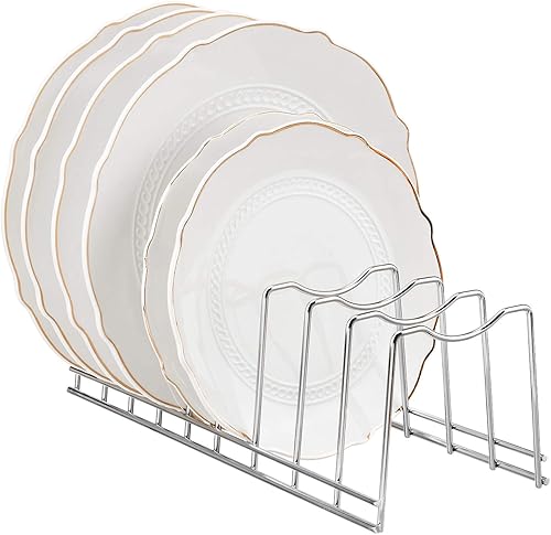 Miniatura 7 de Y.Z.Bros Soporte para tapa de olla, organizador de cocina de acero inoxidable, tablas de cortar de almacenamiento, utensilios para hornear, ollas y