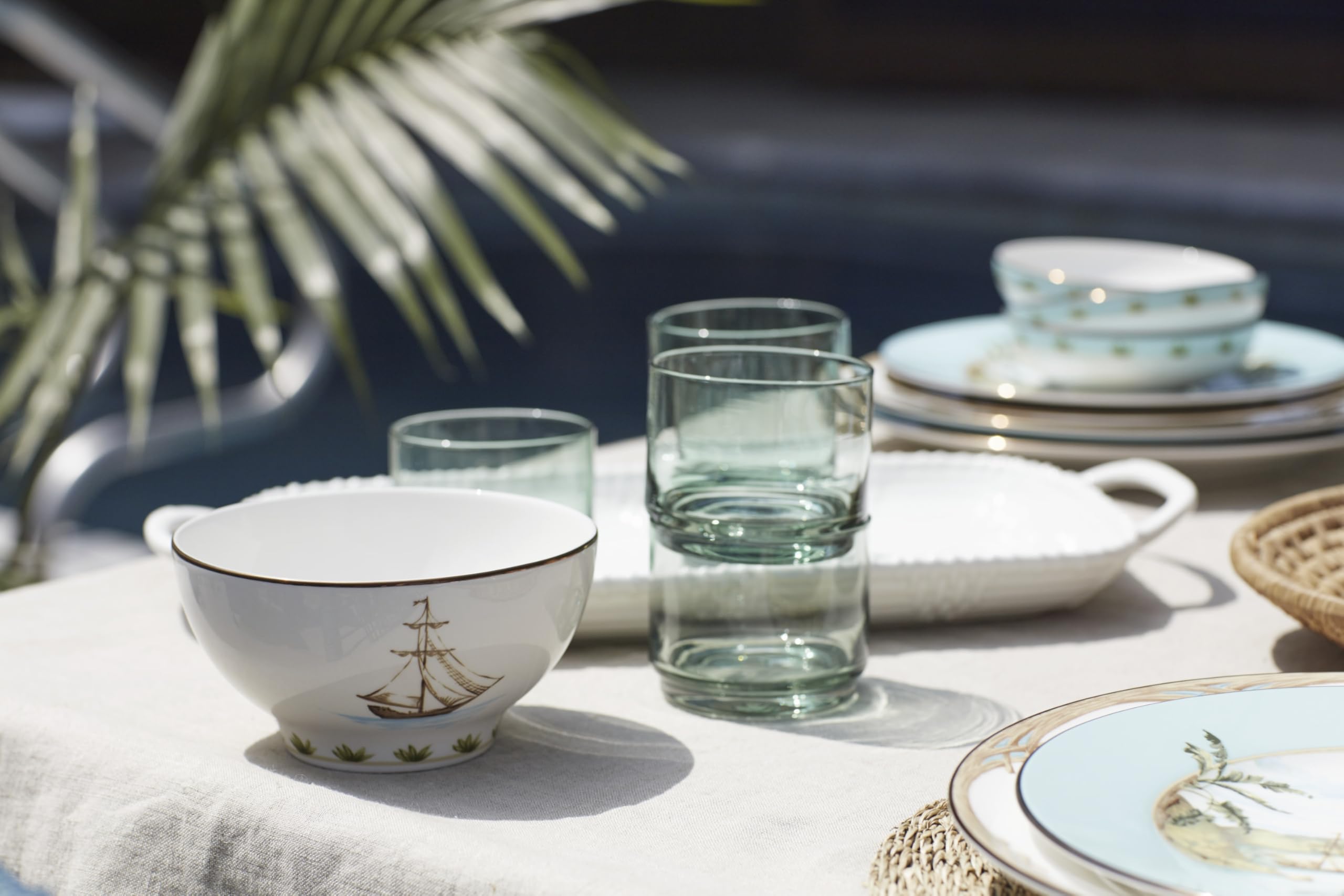 Lenox 897270 British Colonial Tradewind Reisschalen, 4 Stück