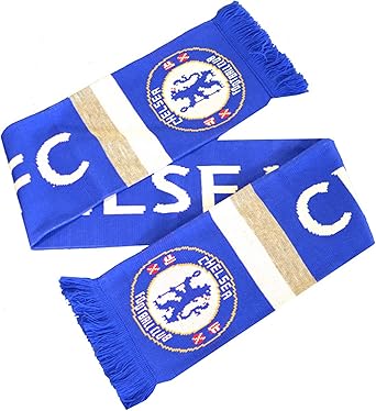 【チェルシー デカロゴ サッカーマフラー フットボール】 Amazon.co.jp: チェルシーFC オフィシャルマフラー ネロスカーフ