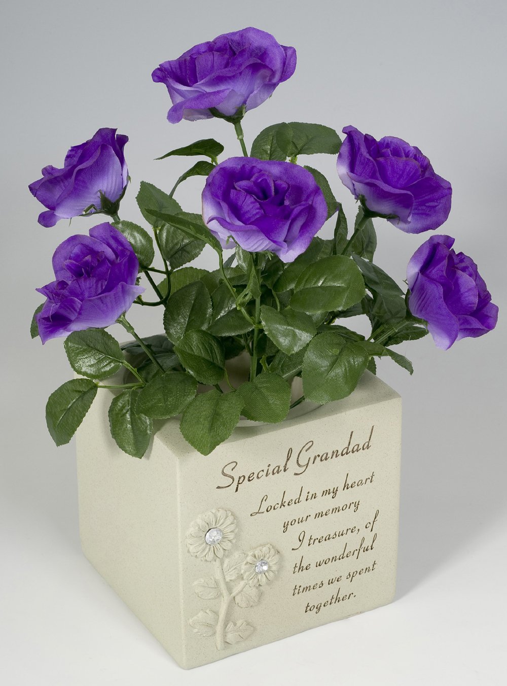 David Fischhoff SPECIAL GRANDAD DIAMANTE GRAVE POT