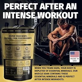 Coach Soak Recovery Bath Soak - Alternative to Epsom Salt Bath Soak - Fast-Absorbing Pure Magnesium Flakes & Dead Sea Salt with 21 Minerals, Bath Salts & Essential Oils - 3 lb, Energizing Citrus