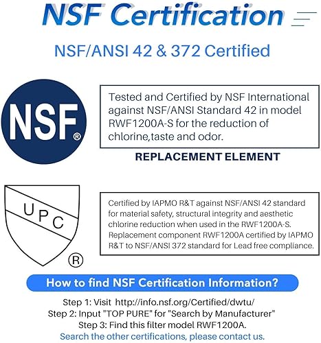 Miniatura 3 de ICEPURE Filtro de agua de repuesto ADQ36006101 9690 para LG LT700P, Kenmore Elite 46-9690 ADQ36006102, CLCH106, RWF1052 LFX28968ST LFXS29626S