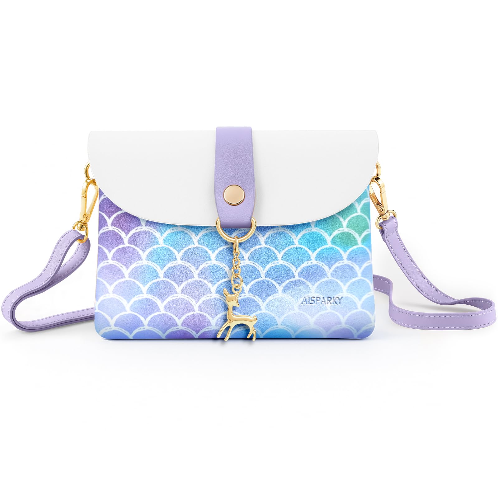 AISPARKY Small Crossbody Purse for Girls Shoulder Bag with Adjustable Strap