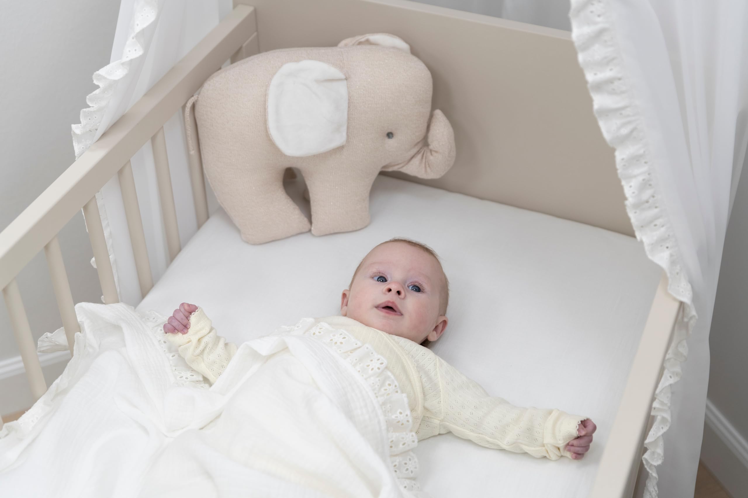 Baby's Only - Manta de Cuna Calm - Blanco - 100x135 cm