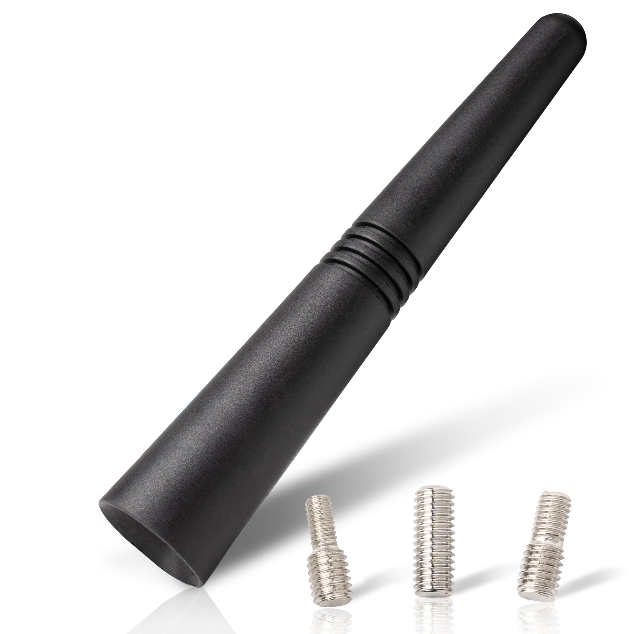 Villkin Autoantenne für optimalen AM/FM-Empfang - Universale Kurzstabantenne mit Sportdesign und verstärktem Empfang