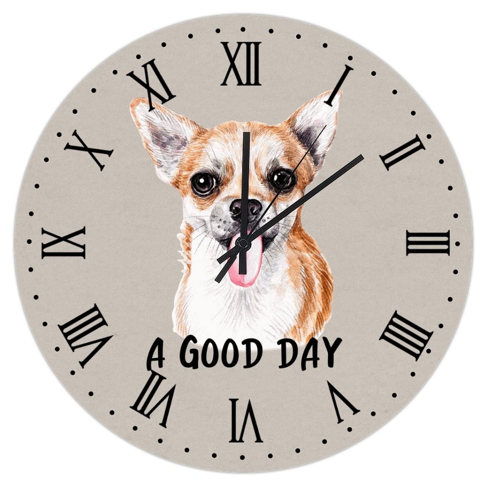 Horloge murale en bois sans tic-tac pour supprimer les bruits
