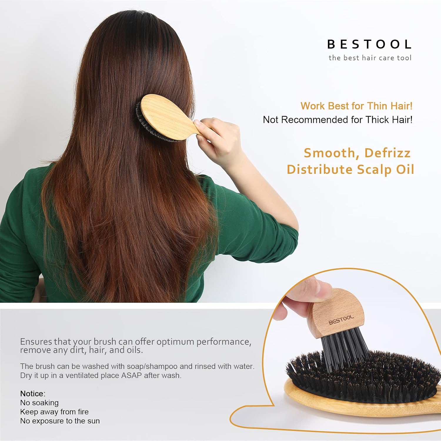 BESTOOL Hair Brush - Image 5