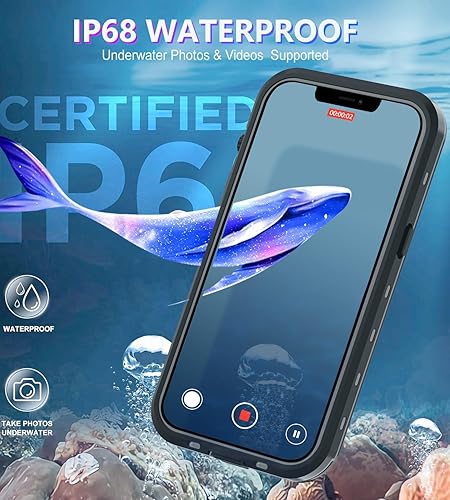 Miniatura 5 de Diseño para iPhone 13 Pro Max, funda impermeable a prueba de golpes, funda protectora de cuerpo completo para iPhone 13 Pro Max de 6.7 pulgadas