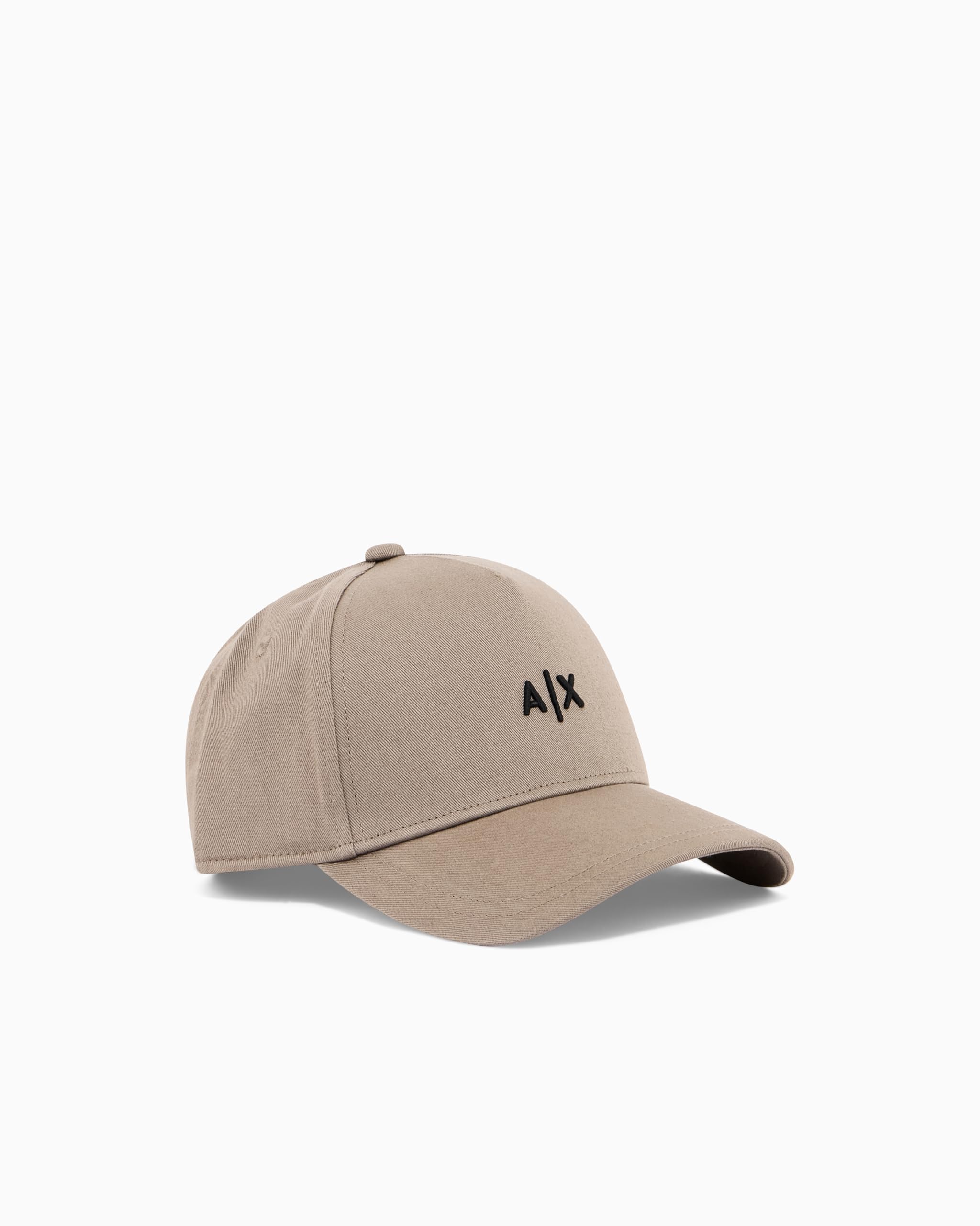Armani Exchange Men's Essential Classic Embroidered Logo, Baseball Cap, Beige, One Size