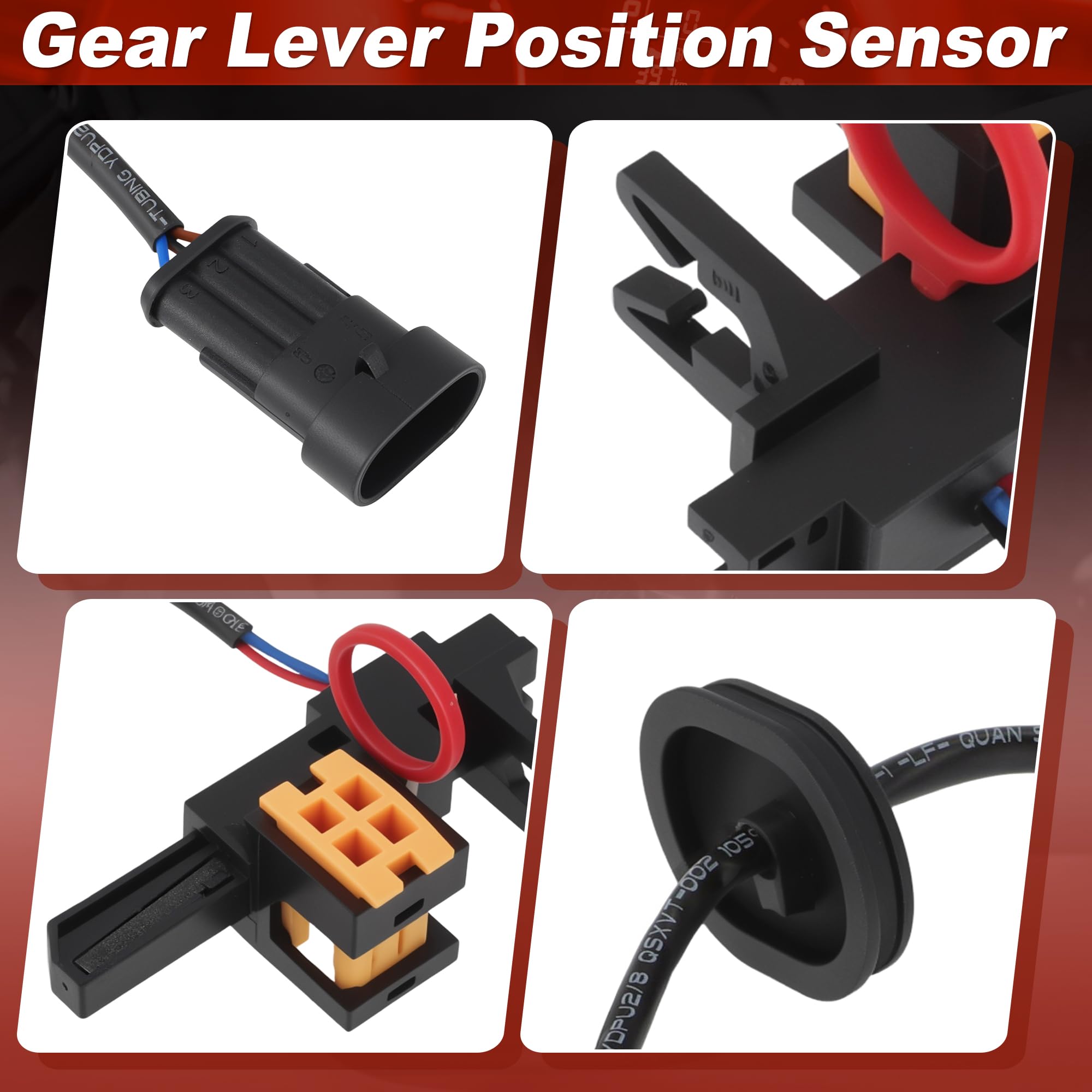 Sensore Di Posizione Leva Cambio Start Stop per Alfa Romeo Giulietta 940 2010-2020 Solo Modelli Manuali Sensore Posizione Leva Cambio 3 Pin 55228312/0055228312