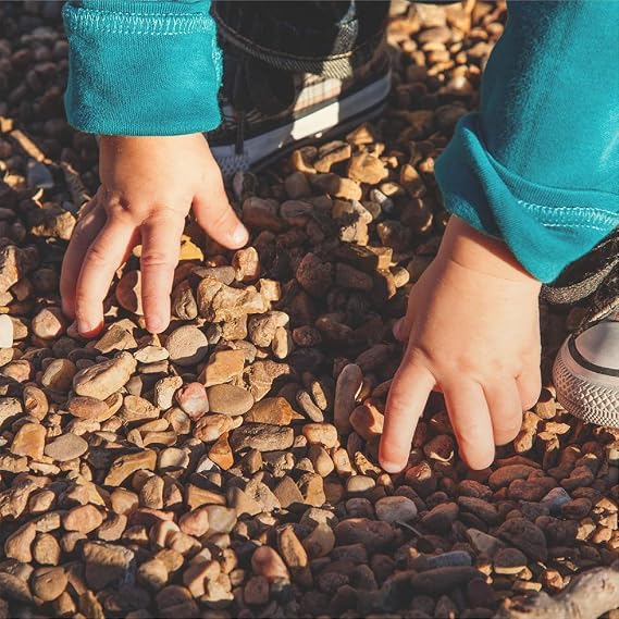 Southwest Boulder & Stone Landscape Rock and Pebble | 20 Pounds | Natural, Decorative Stones and Gravel for Landscaping, Gardening, Potted Plants, and More (Horse Creek, 1/2 Inch)