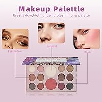 Vista 3 de Kit de maquillaje para mujeres, adolescentes, niñas, kit completo de maquillaje para adolescentes, sombra de ojos, juego de regalo para mujeres