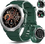 Montres militaires intelligentes pour hommes avec appel Bluetooth, montre de fitness tactique 1,39"HD, moniteur de sommeil de fréquence cardiaque 24/7, montre intelligente pour les hommes 110+ Modes sportifs,30Day,IP68 Smartwatch étanche pour Android iOS