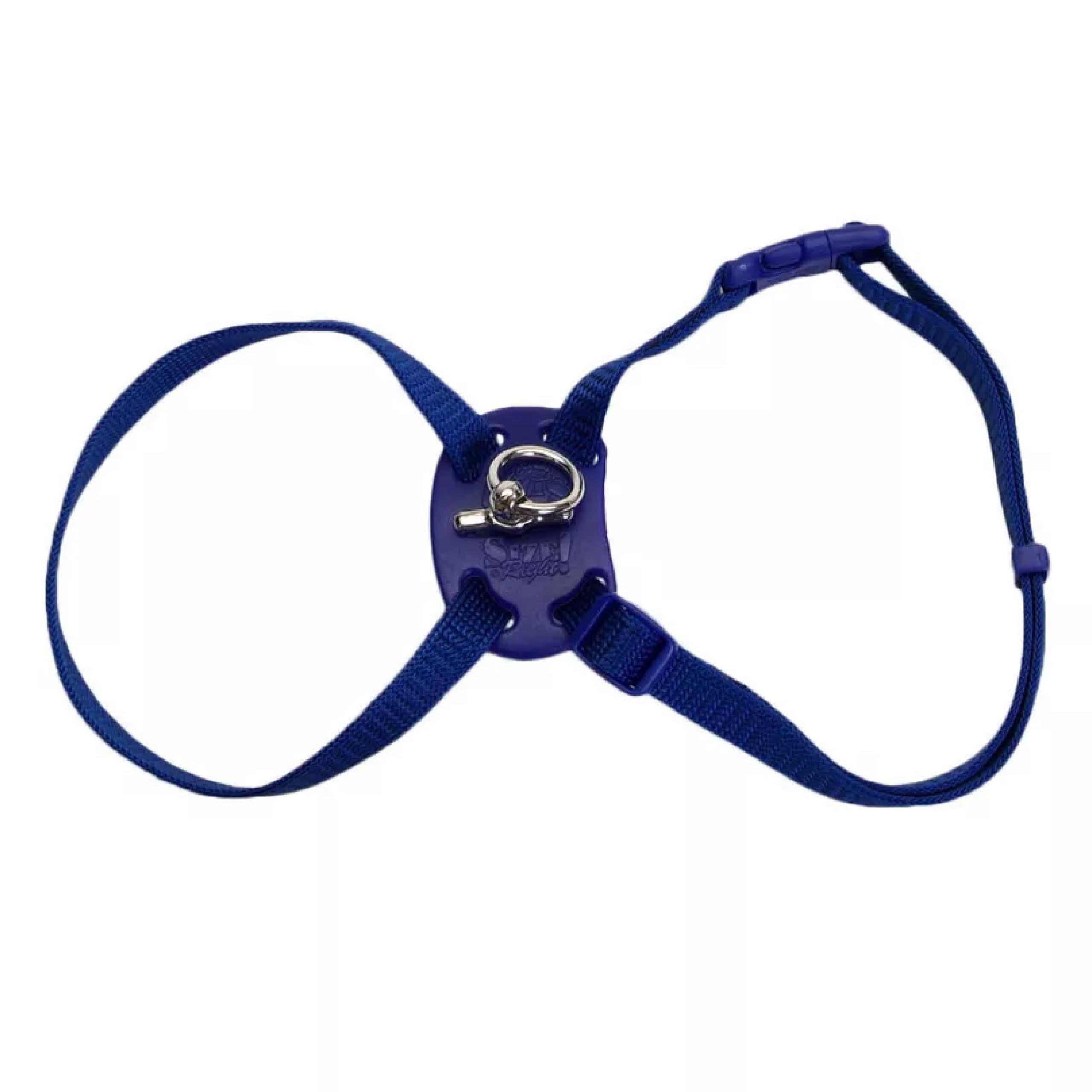 Harnais figure 8 chat Coastal Pet bleu avec boucles de réglage en nylon souple