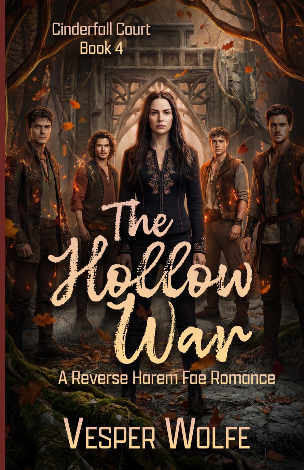 The Hollow War: A Reverse Harem Fae Romance (Cinderfall Court)