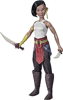Hasbro Disney's Raya and The Last Dragon Namaari Doll, Fashion Doll Clothes and Accessories, Toy for Kids 3 and Up, Black, E9570